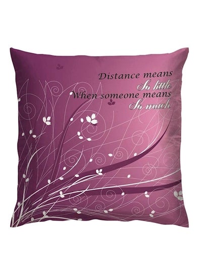 اشتري Message Printed Cushion بوليستر أرجواني 40x40 سنتيمتر في الامارات