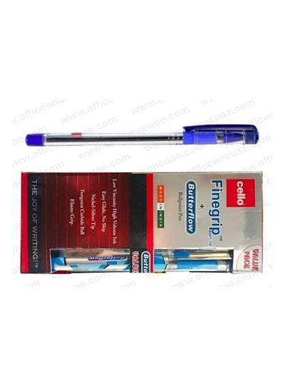 اشتري 12-Piece Finegrip Ballpoint Pen أسود في الامارات