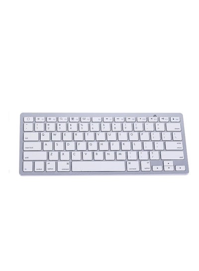 Buy Bluetooth 3.0 Wireless 2.4Ghz Keyboard For Apple Ipad-1 1 2 3 4 Mac Computer Pc Mac Tablets Laptops White in Egypt