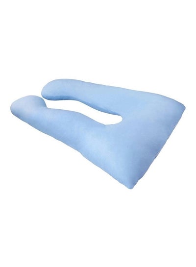 Buy Cotton Maternity Pillow cotton Blue 100x120cm in UAE