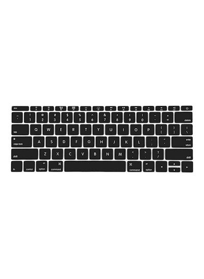 Buy Waterproof Keyboard Skin Cover Black in UAE