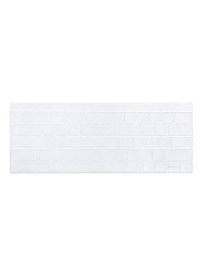 Buy Protective Keyboard Cover For Apple MacBook Pro 13/15-Inch White in UAE