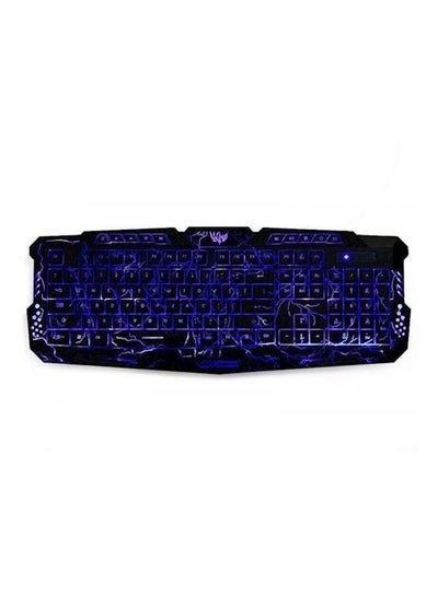 Buy Elavin M-200 Usb Cracks Illuminated Led Backlit Multimedia Computer Pc Gaming Keyboard Black in Saudi Arabia