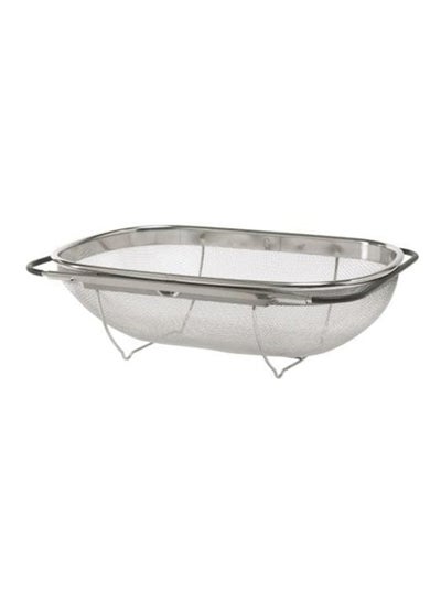 Buy Stainless Steel Idealisk Colander Silver in Saudi Arabia