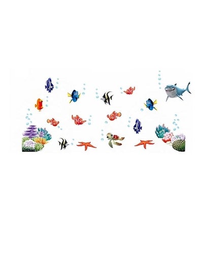 اشتري 3D Cartoon Fish Wall Sticker في الامارات