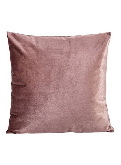 اشتري Solid Velvet Cushion بني 45x45 سنتيمتر في الامارات