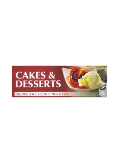 اشتري Recipes At Your Fingertips : Cakes And Desserts Paperback في مصر