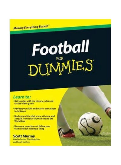 Buy Football For Dummies paperback english - 25 May 2010 in Egypt