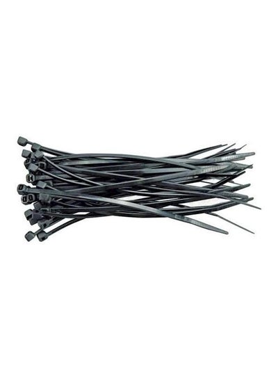 Buy 100-Piece Cable Ties Set – 360x4.8mm Black in UAE