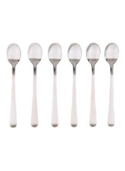 Buy 6-Piece Spoon Set Silver in UAE