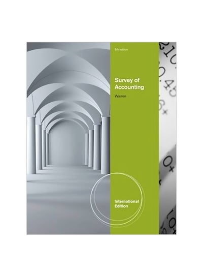 Buy Survey Of Accounting paperback english - 4-Apr-11 in Egypt