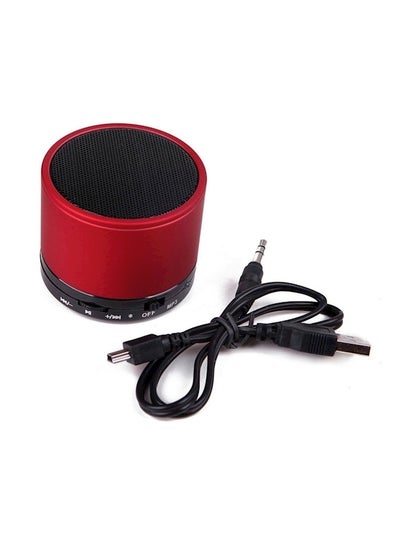 Buy Mini Wireless Multimedia Speaker Red in UAE