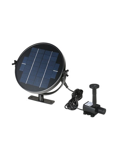 Buy 9V 3W Solar Panel Powered Fountain Submersible Brushless Water Pump Kit Black in Saudi Arabia