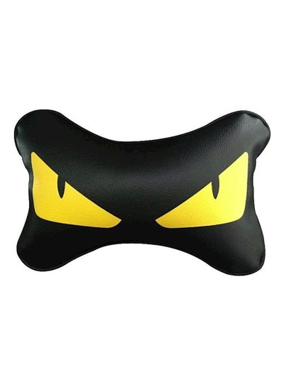 Buy Cartoon Car Pillow Black/Yellow 202grams in UAE