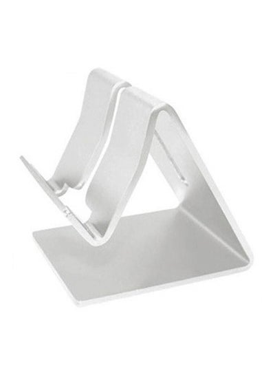 اشتري Universal Desk Tablet Holder With Shockproof Pad Silver في مصر