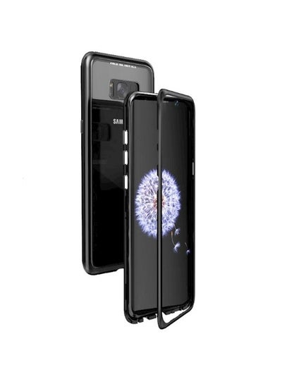 Buy Magnetic Case Cover For Samsung S8 Black/Clear in Saudi Arabia