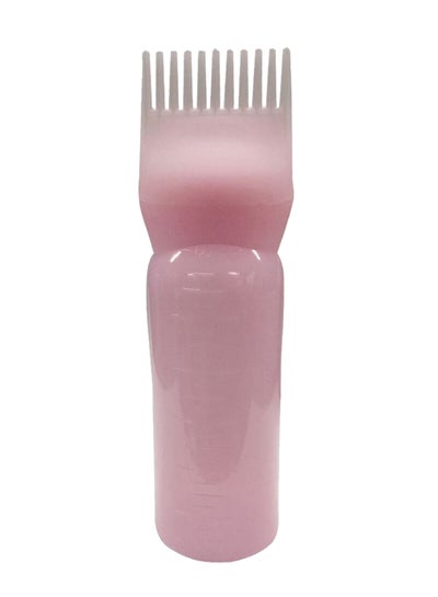 Buy Hair Dye Bottle Applicator Brush Dispensing Pink 120ml in UAE