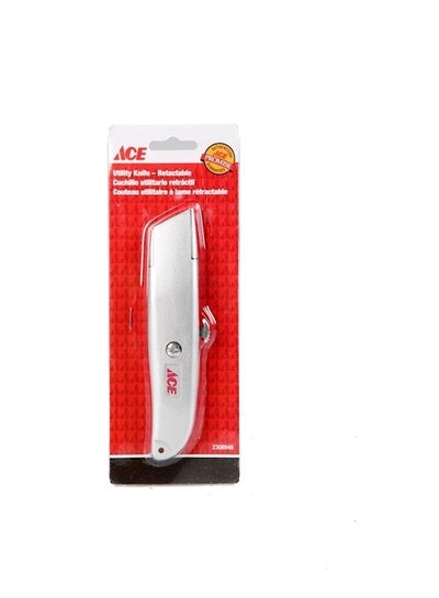 Buy Sliding Utility Knife Silver 5.5inch in UAE