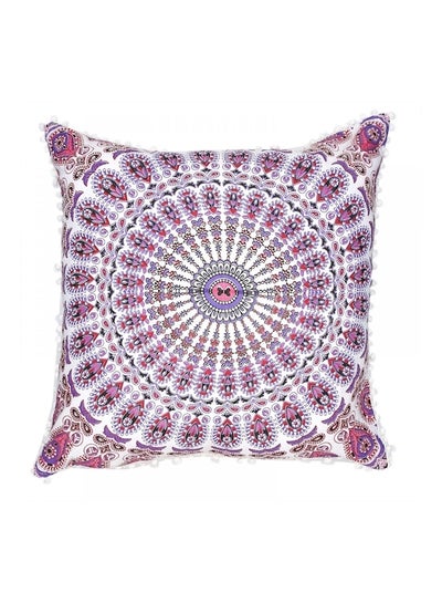 Buy Mandala Square Floor Pillows Multicolour 75x75cm in UAE