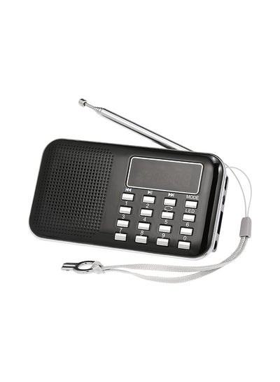 Buy Mini FM Digital Radio V429 Black in Saudi Arabia