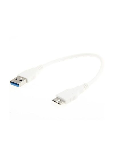 Buy Micro USB 3.0 To Usb 3.0 Copper Data/Charging Cable For Samsung Galaxy Note 3 And Note 4 White in UAE