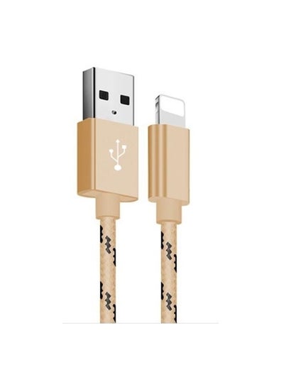 اشتري كابل بيانات Micro USB ذهب - أسود 1 متر في الامارات