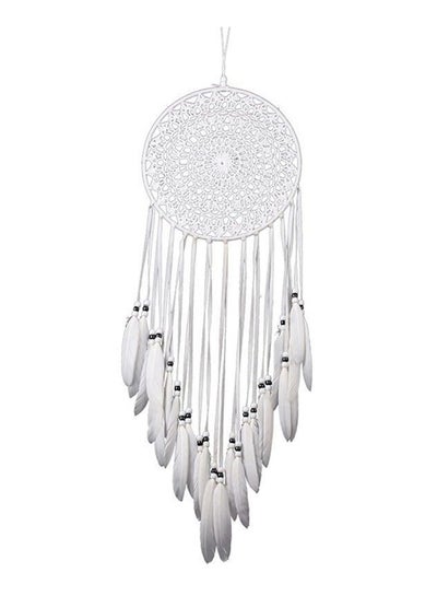 Buy Pure Knife  Catcher Home Handmade Feather Wall Decoration White in UAE