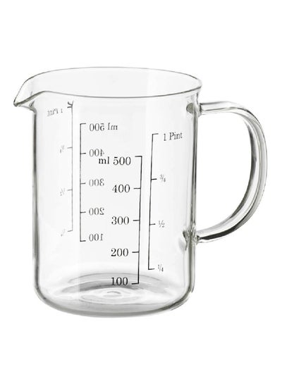 اشتري Measuring Glass Jug Clear 0.5Liters في السعودية