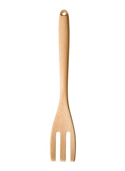 Buy Rort Wooden Cooking Fork Beige in Saudi Arabia