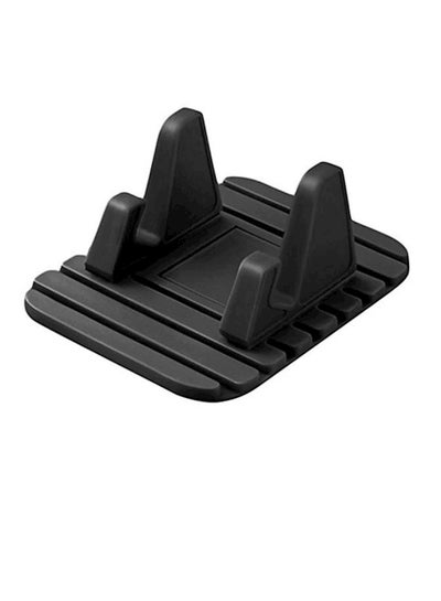 اشتري Universal Silicone Anti-Slip Car Phone Mount Gps Holder أسود في الامارات