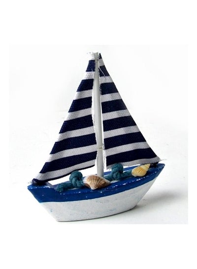 اشتري Wooden Sailing Boat Home Decor Set Multicolour في الامارات