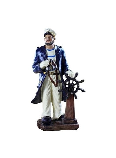 Buy Sailor Statue Figurines Vintage Home Resin Crafts Bar And Home Decoration Multicolour in UAE