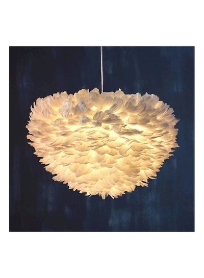 Buy Feather Ceiling Pendant White in Saudi Arabia