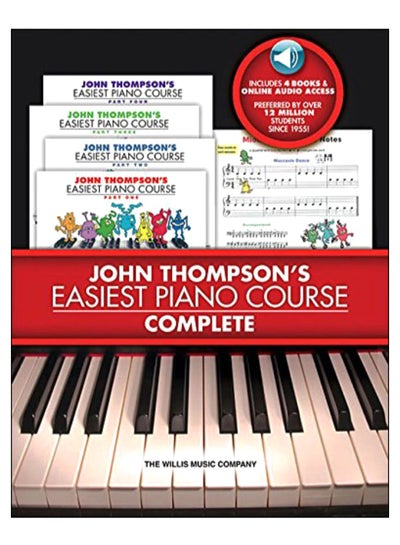 اشتري John Thompson's Easiest Piano Course - Complete Paperback في الامارات