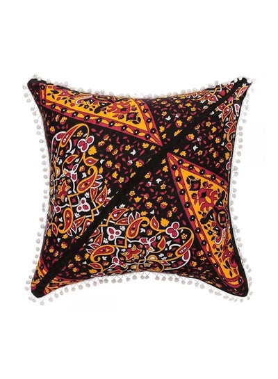 Buy Mandala Square Floor Pillows Multicolour 75x75cm in UAE