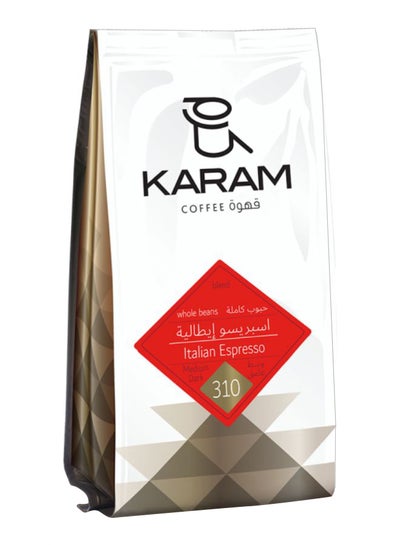 Buy Italian Espresso Medium Dark Whole Beans 250grams in UAE