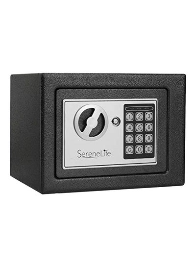 Buy Digital Electronic Mechanical Lock Safe Black 9x6.7x6.7inch in Saudi Arabia