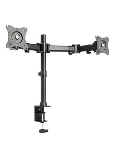 Buy Fully Adjustable Desk Mount TV Stand Holder Black in UAE