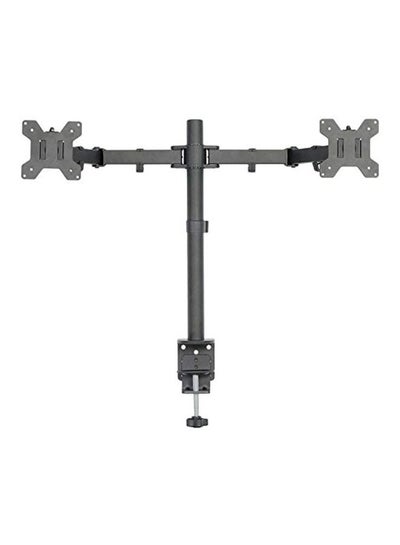 Buy Dual LCD Monitor Adjustable Mount Black in UAE