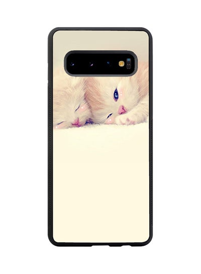 Buy Protective Case Cover For Samsung Galaxy S10 Plus Beige in Saudi Arabia