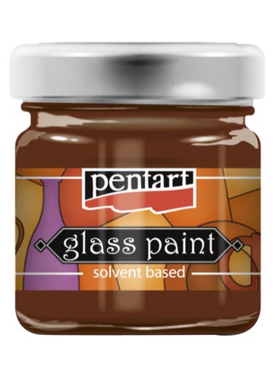 Buy Glass Paint Brown 30ml in UAE