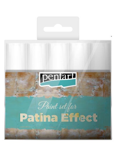 اشتري Paint Set For Patina Effect Multicolour 5 x 20 مل في الامارات