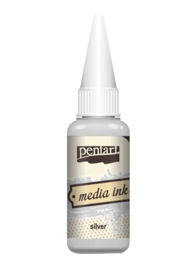 Buy Media Ink Silver 20ml in UAE