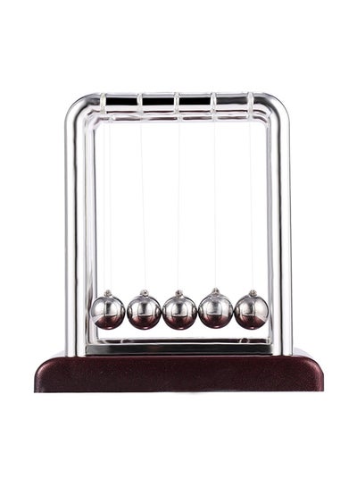 Buy Newton's Cradle Science Desk Toy Silver 90 x 76 x 92mm in Egypt