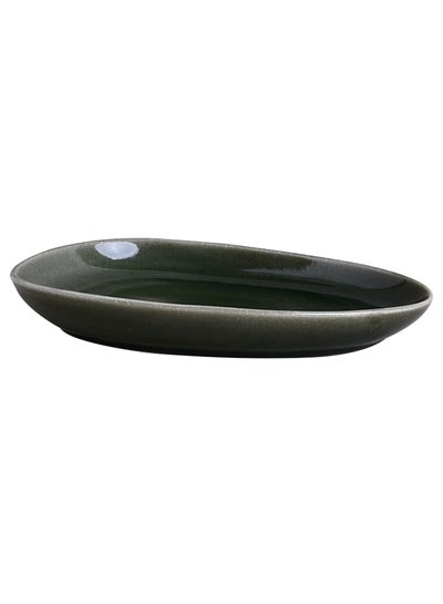 Buy Egg Shaped Plate Black 8inch in Saudi Arabia