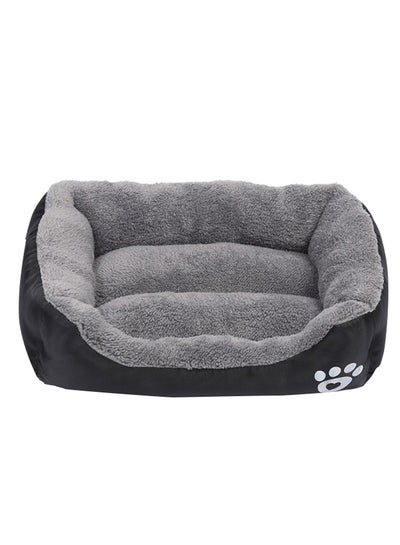 اشتري Comfortable Sleeping Bed For Pet Black/Grey في السعودية