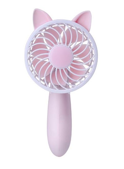 Buy Mini Desktop Table Fan 1111742 Pink in UAE