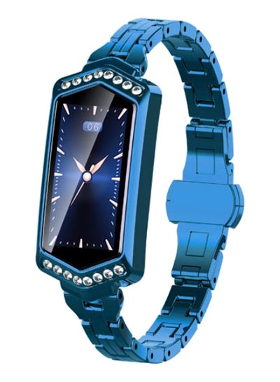 اشتري Waterproof Heart Rate Monitor Smartwatch Blue في مصر