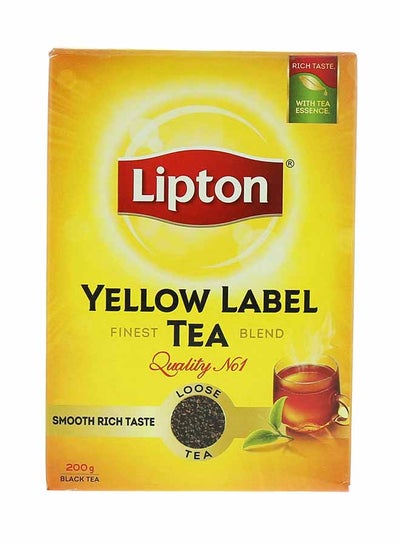 Buy Smooth Rich Taste Yellow Label Black Tea 200grams in Saudi Arabia