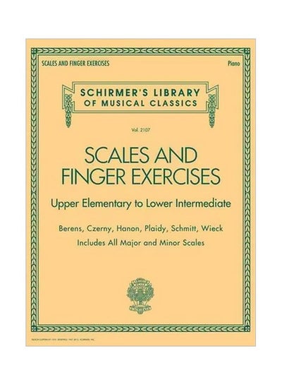 اشتري Scales And Finger Exercises Upper Paperback في الامارات